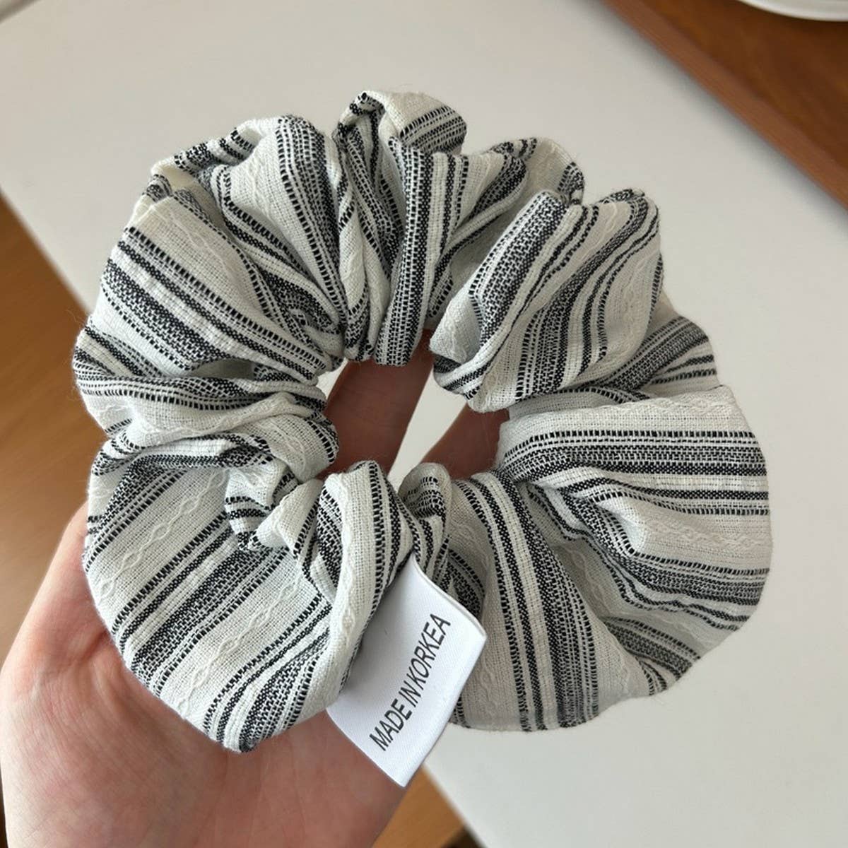 FRESH STRIPED COLON HAIR SCRUNCHIES