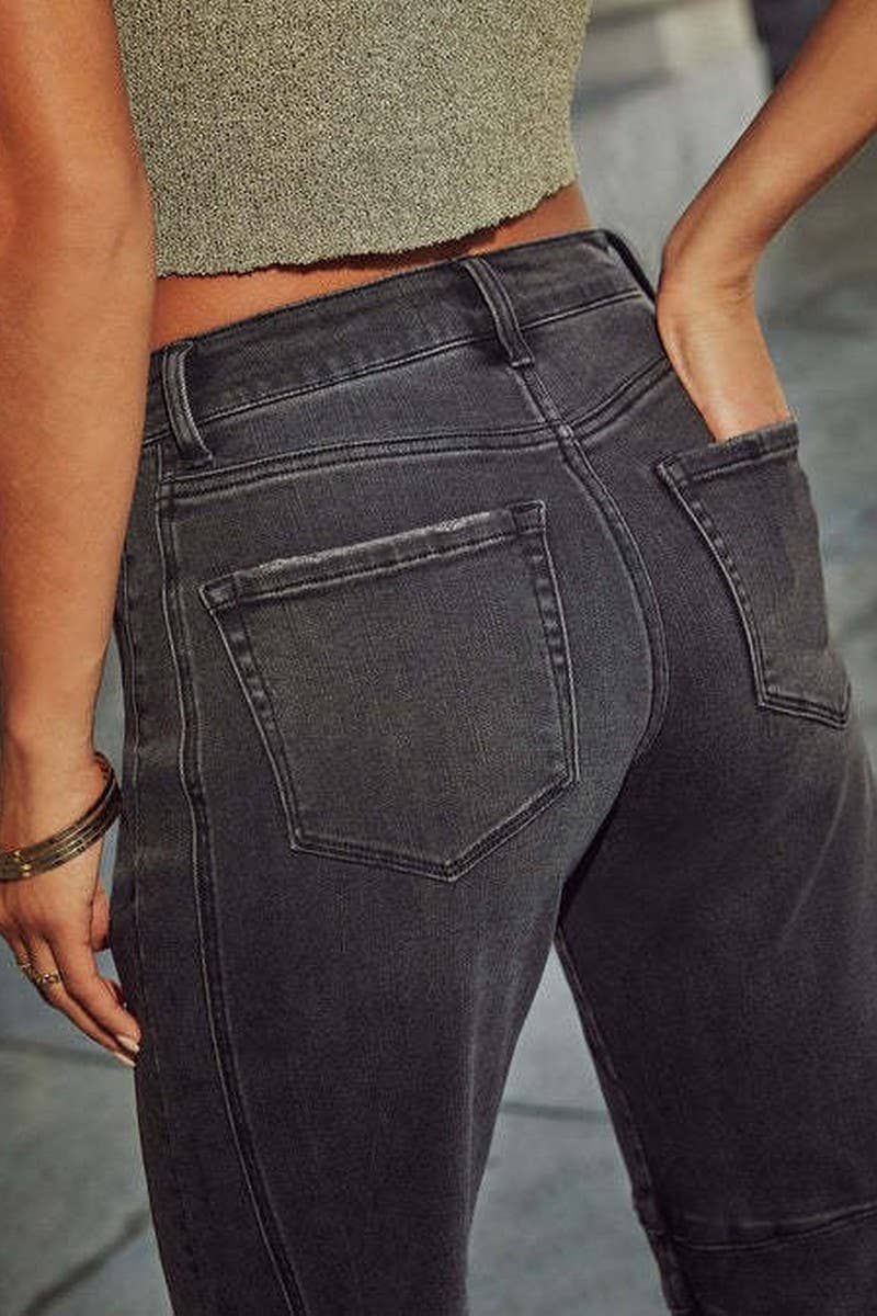 CWJP0597_WASHED MID-RISE LOOSE STRAIGHT LEG JEANS