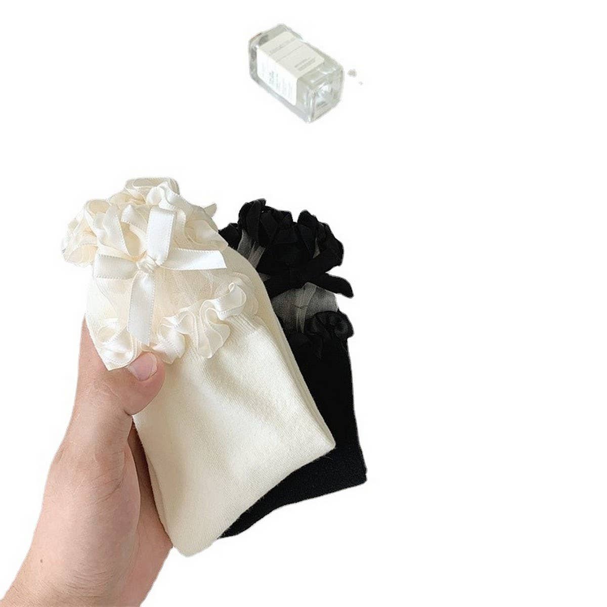 SUMMER THIN GLASS SILK LACE SOCKS LOLITA SEXY SOCKS