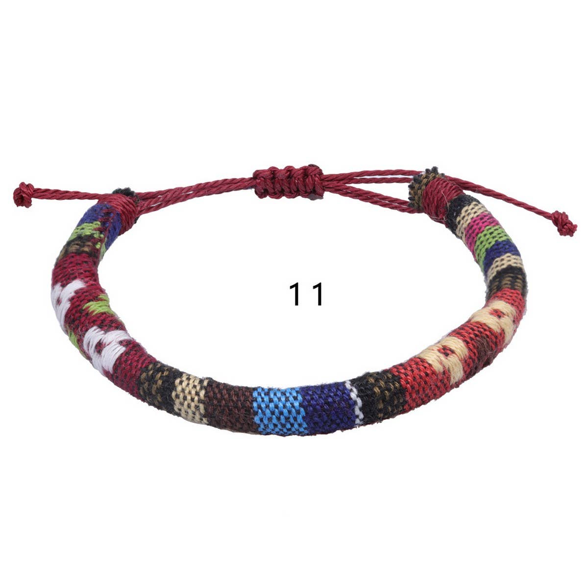BOHEMIAN ETHNIC STYLE COLORFUL HANDWOVEN BRACELET_CWMM0538