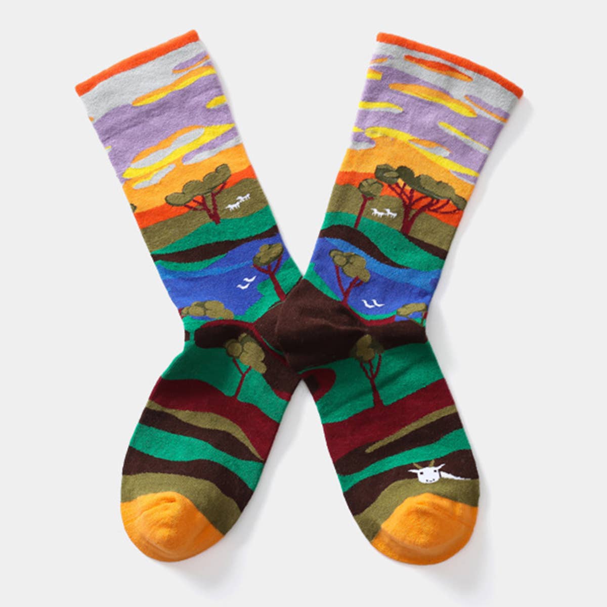 STREET SKATEBOARDING  MID TUBE TIDE SOCKS_CWMS0164