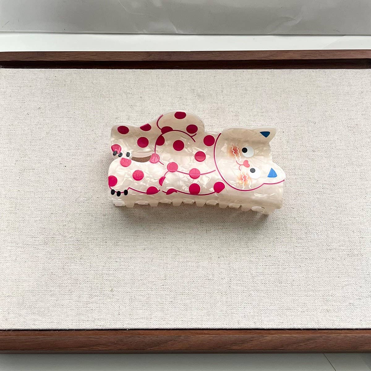 Cute Dinosaur & Pet Hair Claw, Acrylic Animal Clip