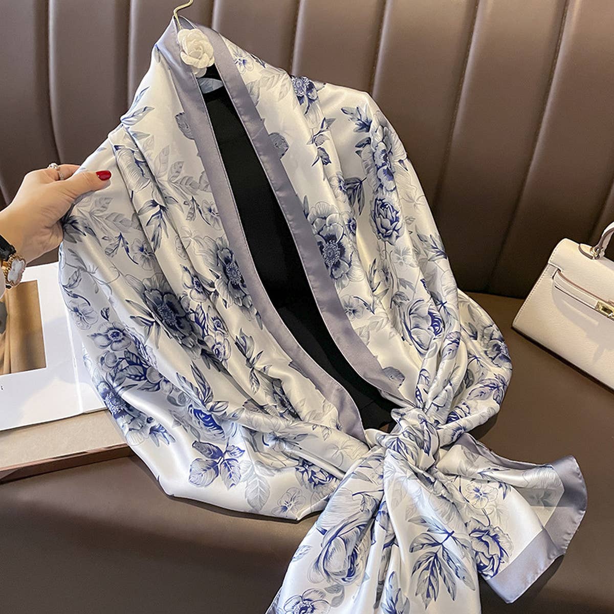 Boho Print Scarf - Sunproof Travel Wrap for Women_CWASC0532