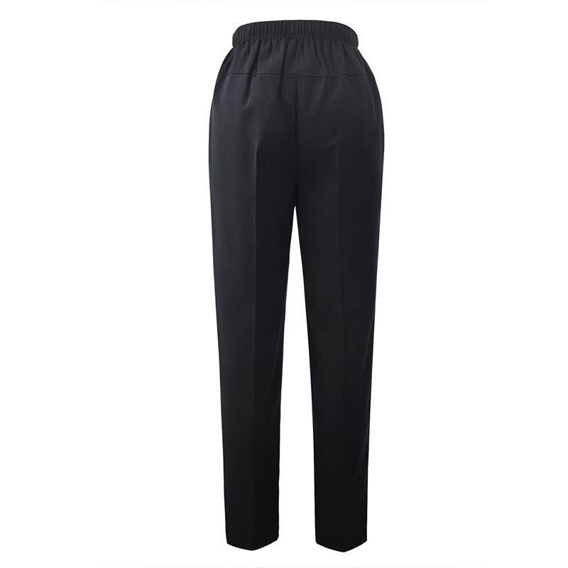 PROFESSIONAL THIN HIGH-WAISTED SLACKS