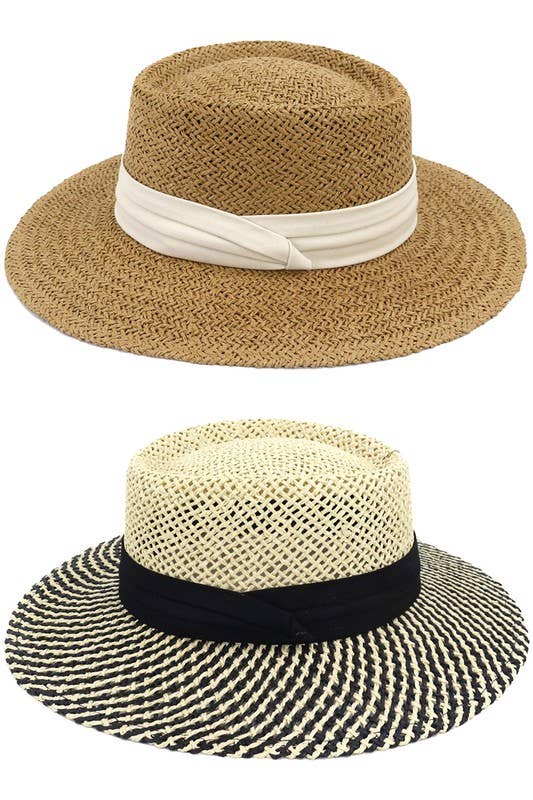 CASUAL TRENDY FASHION STRAW HAT_CWAH072