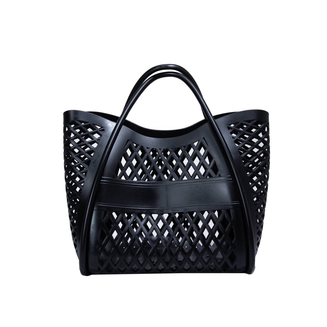 Large-capacity hand-held vegetable basket