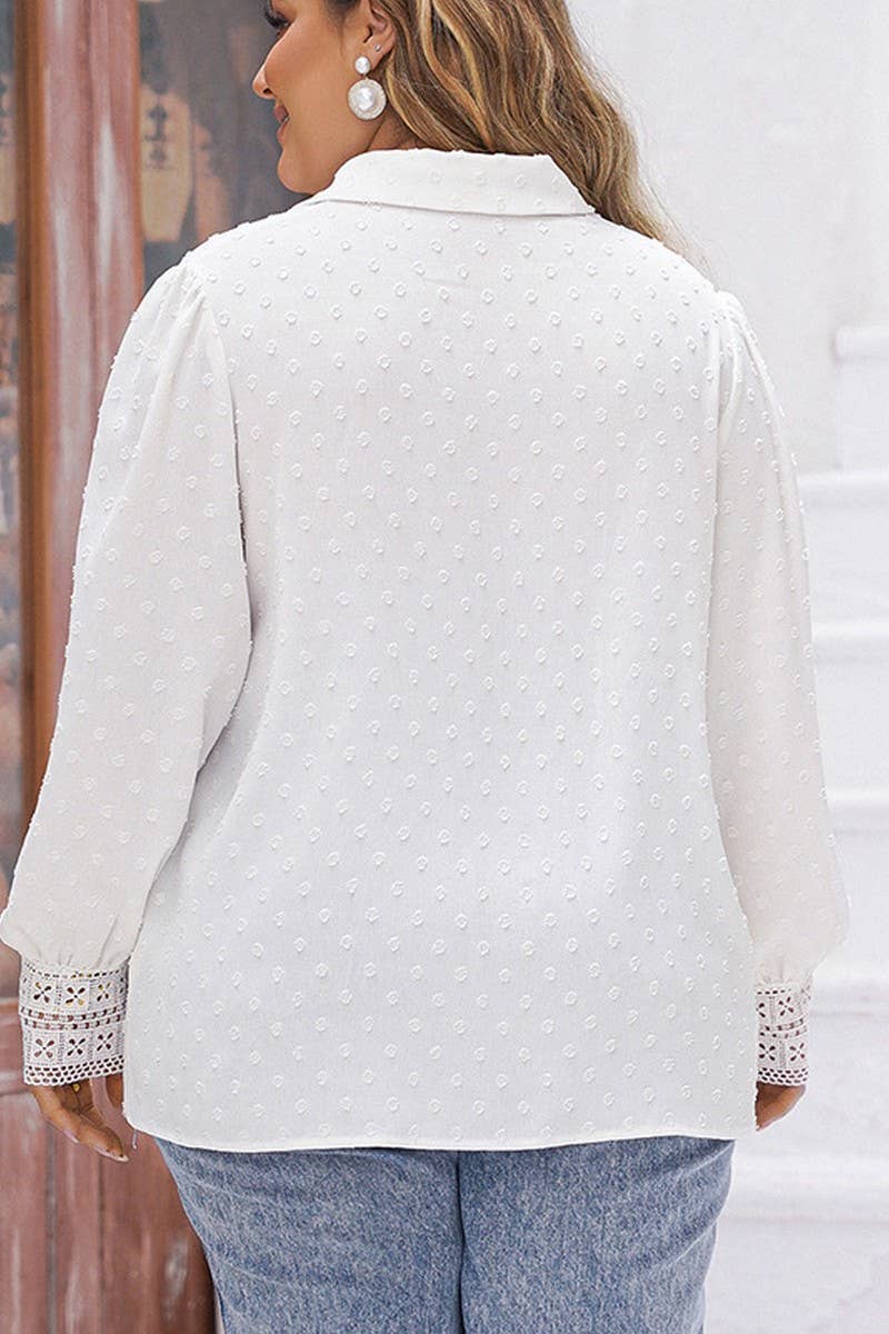 WOMEN'S YARN NET LONG SLEEVE HOLLOW STYLE TOP_CWTBLL0725