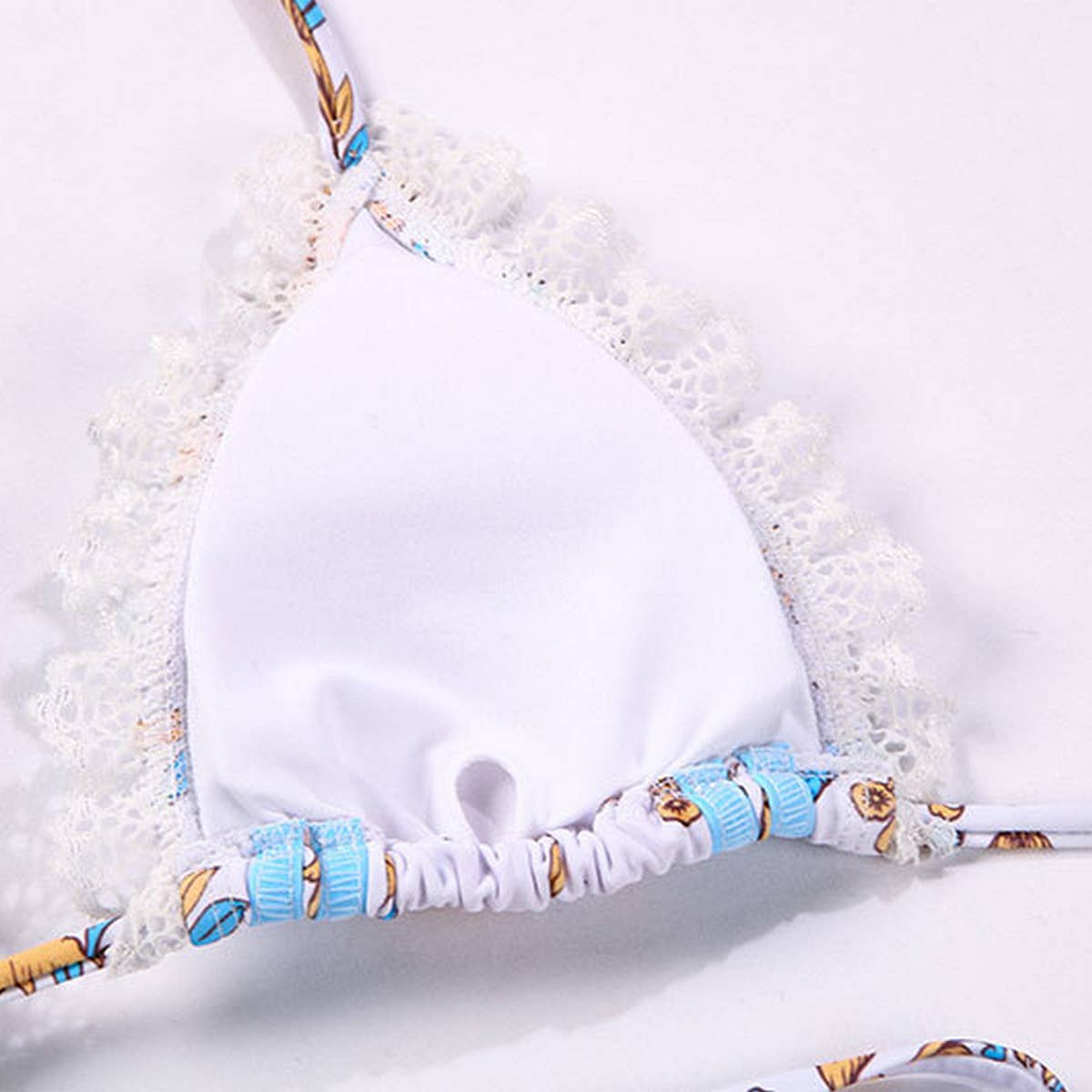 Sexy Lace-Up Bikini - Printed Women's Swimwear