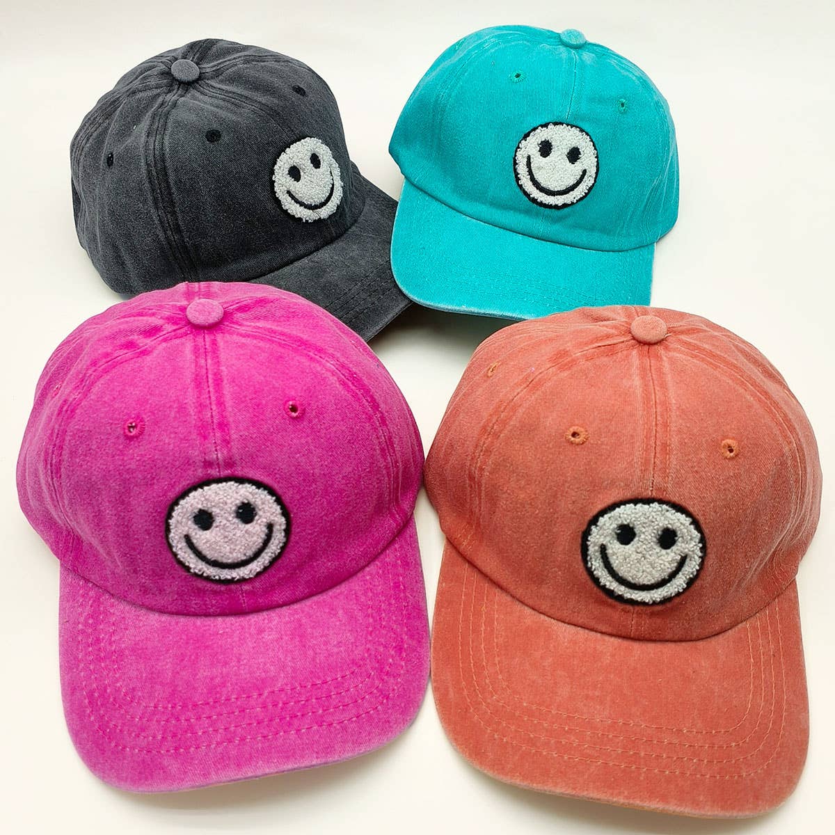 Smiley Face Parent-child Baseball Cap-Sun HatCWAH1241