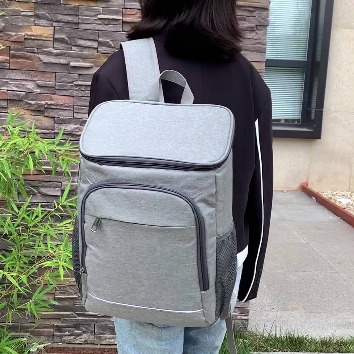 Insulated Cooler Backpack for Outdoor Picnic_CWAB5408