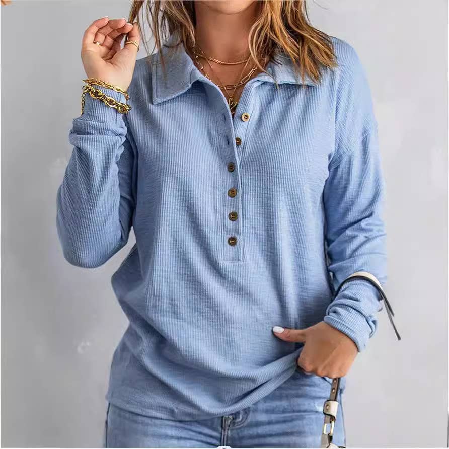 SINGLE BREASTED LAPEL LOOSE CASUAL KNIT BASE