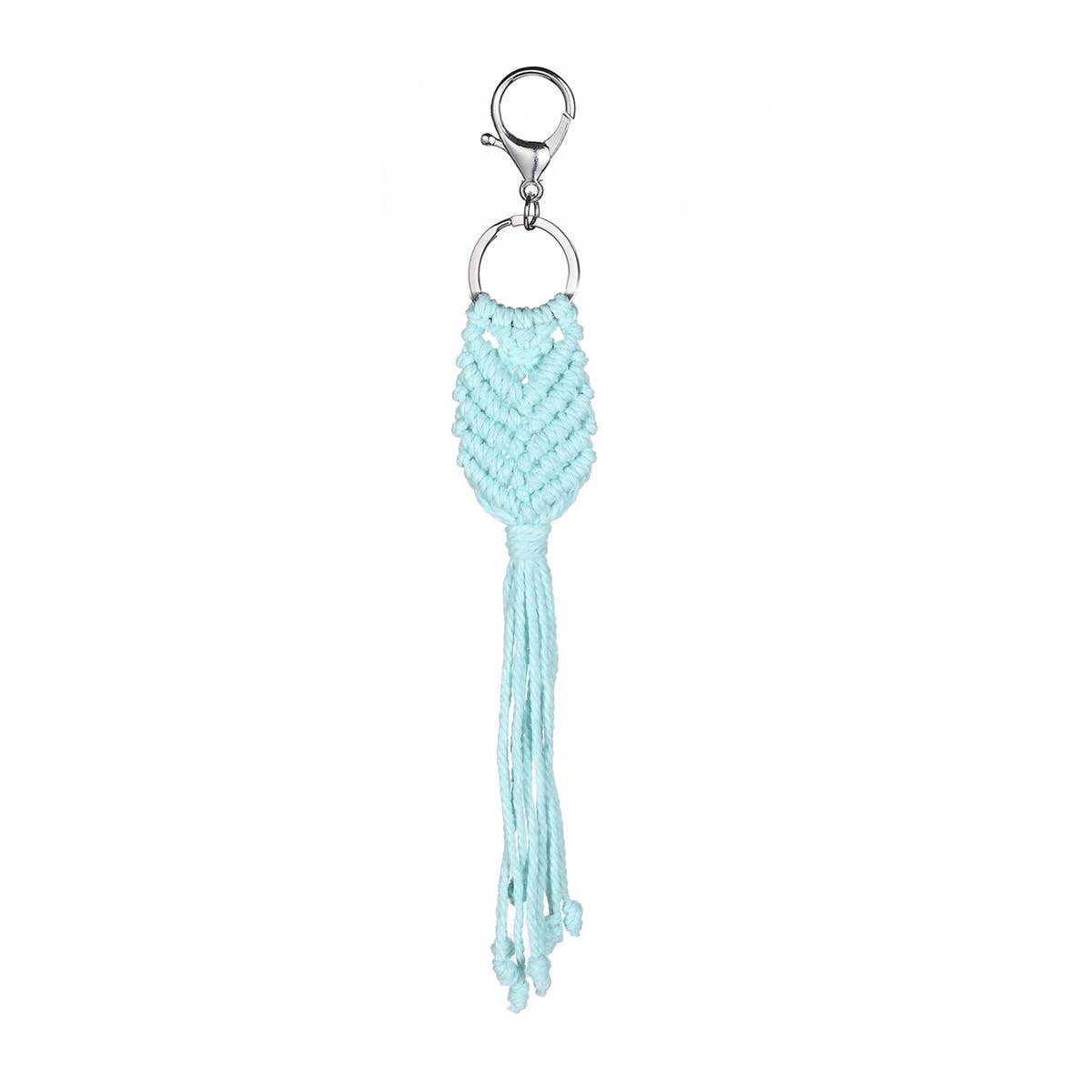 HANDCRAFTED BRAIDED KEY RING KEYCHAIN