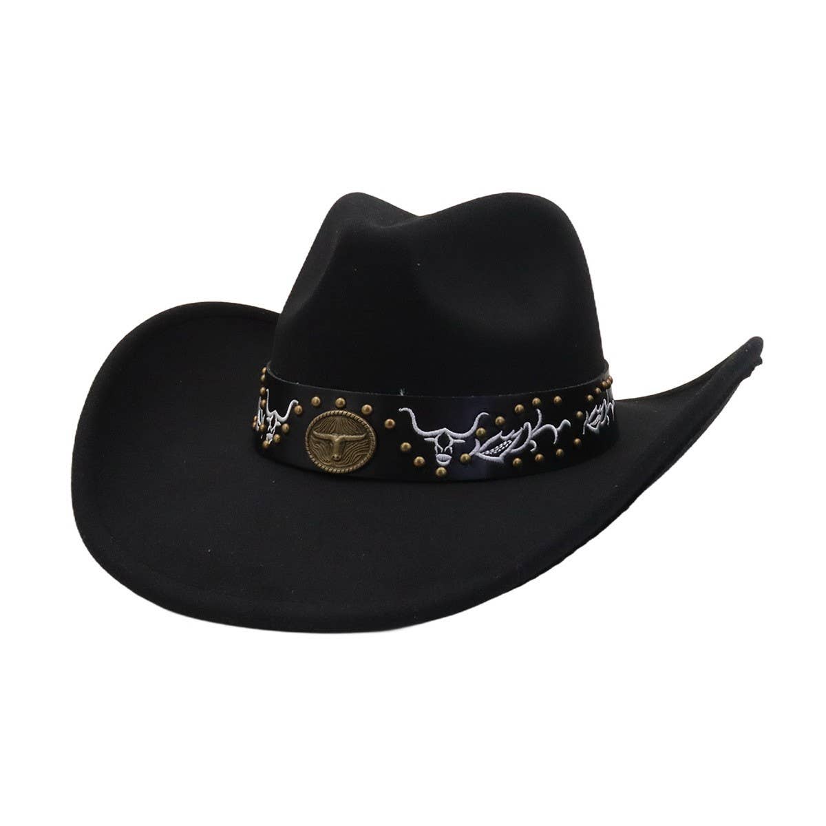 Unisex  Cowboy Fedora Hat Western Style_CWAH04450