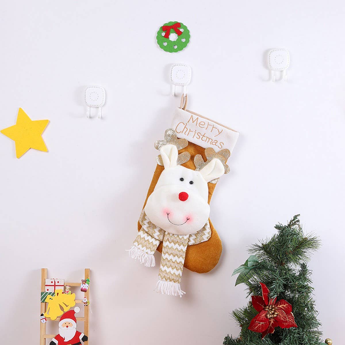CHRISTMAS CUTE CARTOON CHRISTMAS STOCKINGS