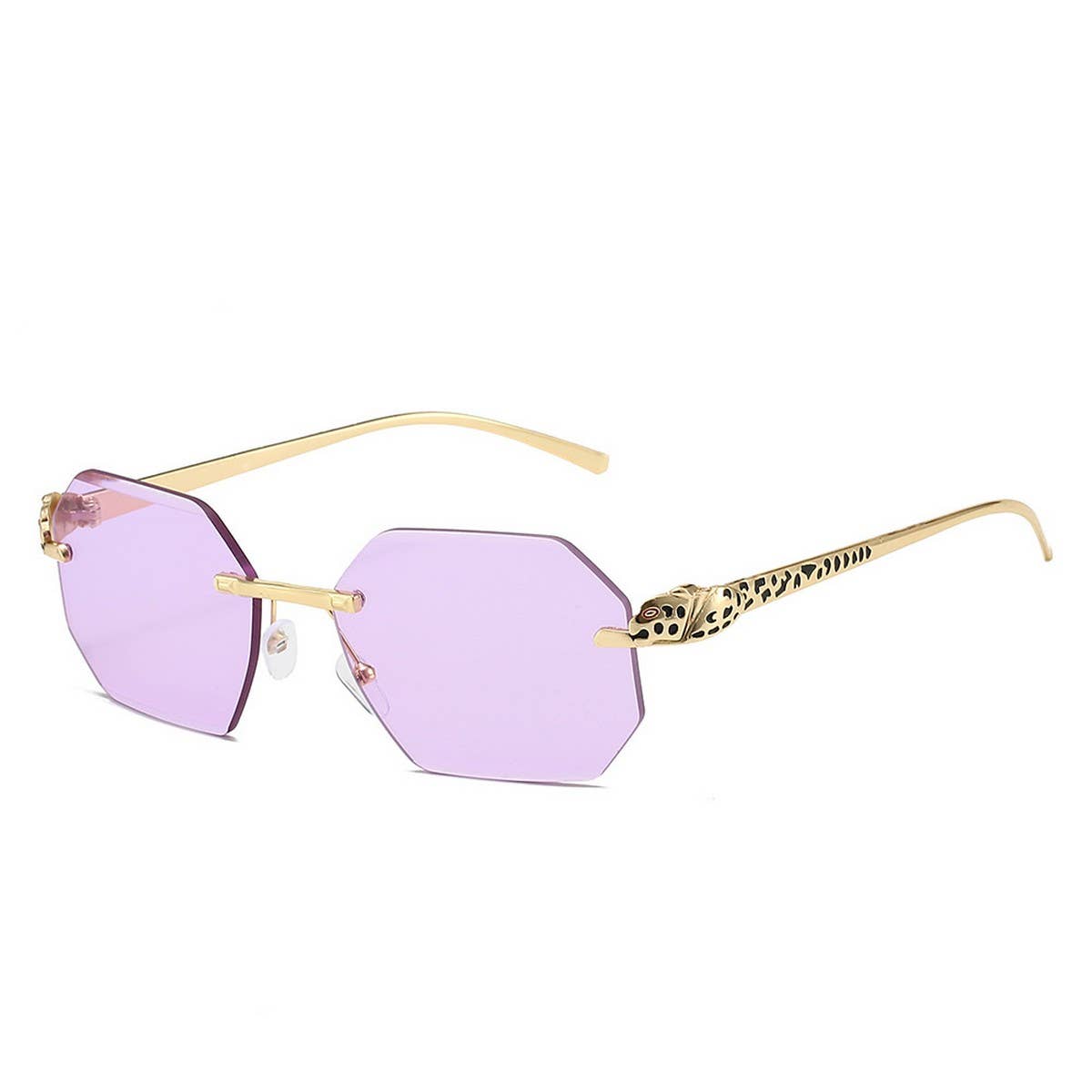 FRAMELESS POLYGONAL FASHION SUNGLASSES