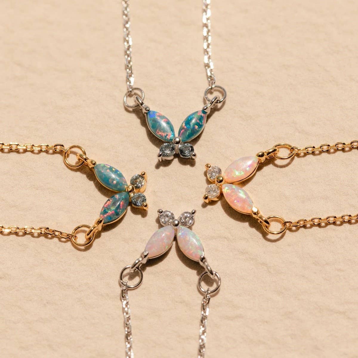 CUTE GIRL BUTTERFLY TITANIUM STEEL NECKLACE