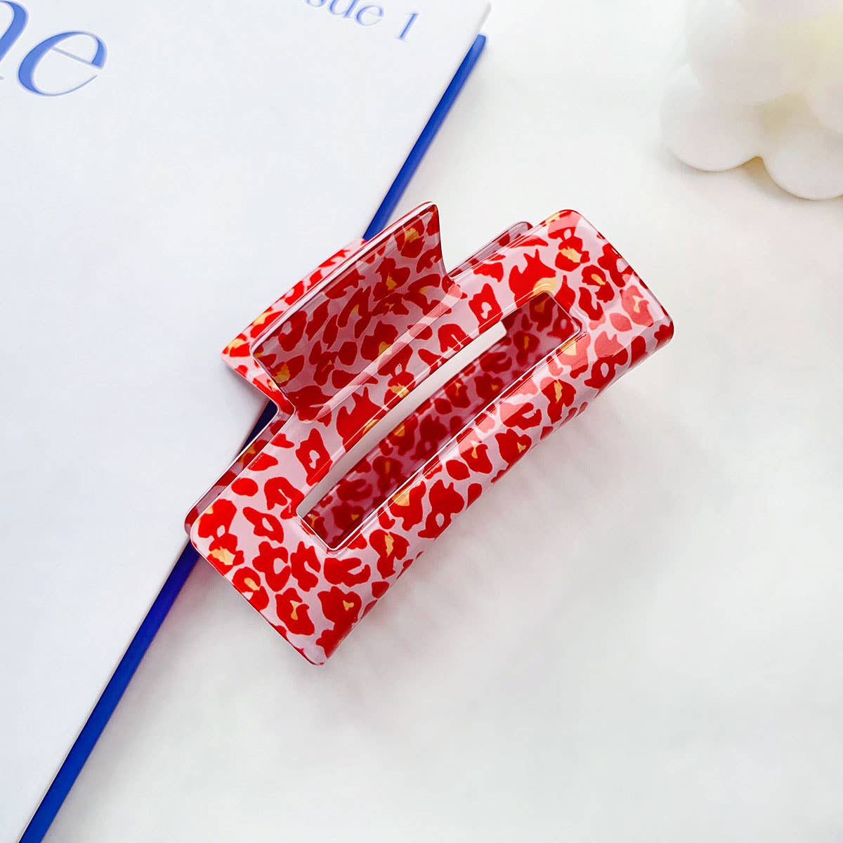 Spring Tropical Floral Hair Claw - Hollow Design_CWAHA0401