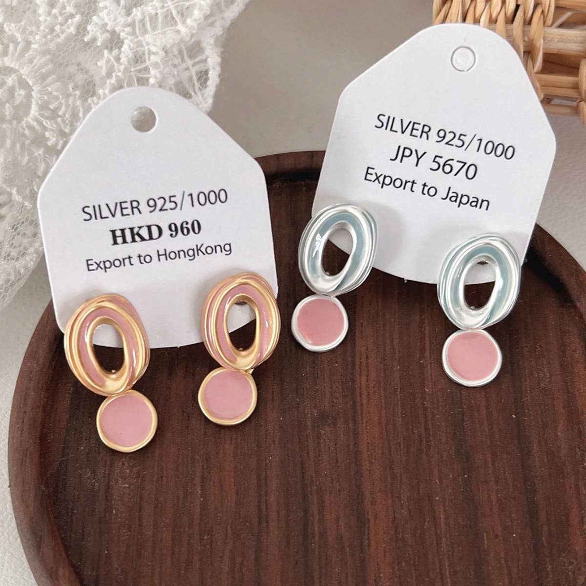 SIMPLE AND SWEET GEOMETRIC EARRINGS