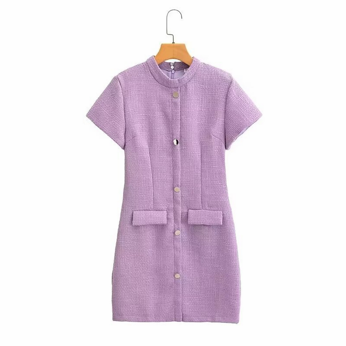 Women??¢s French Chic Short Sleeve Dress_CWDMD5822