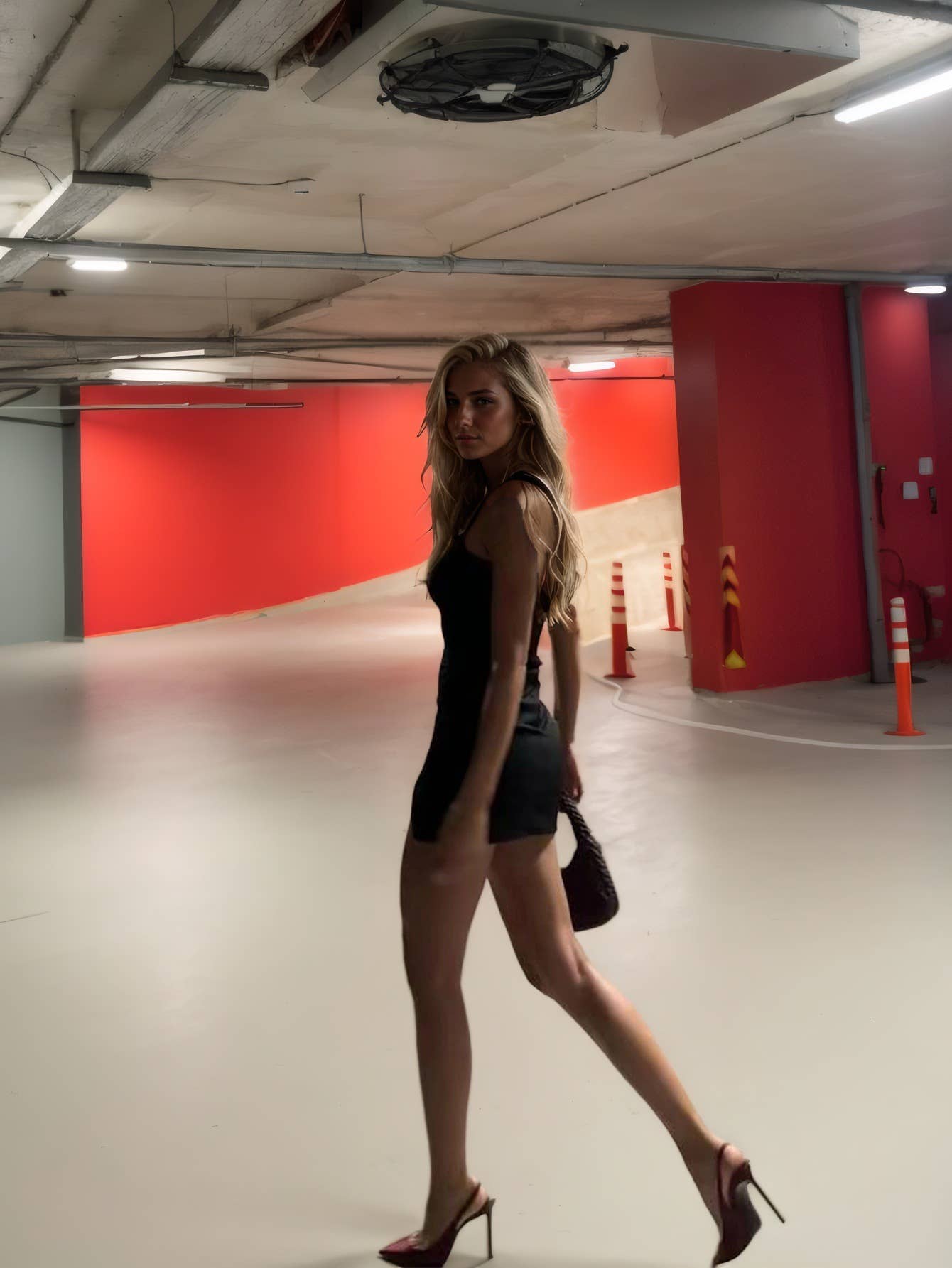 Sexy slit slim-fit wrap hip short dress