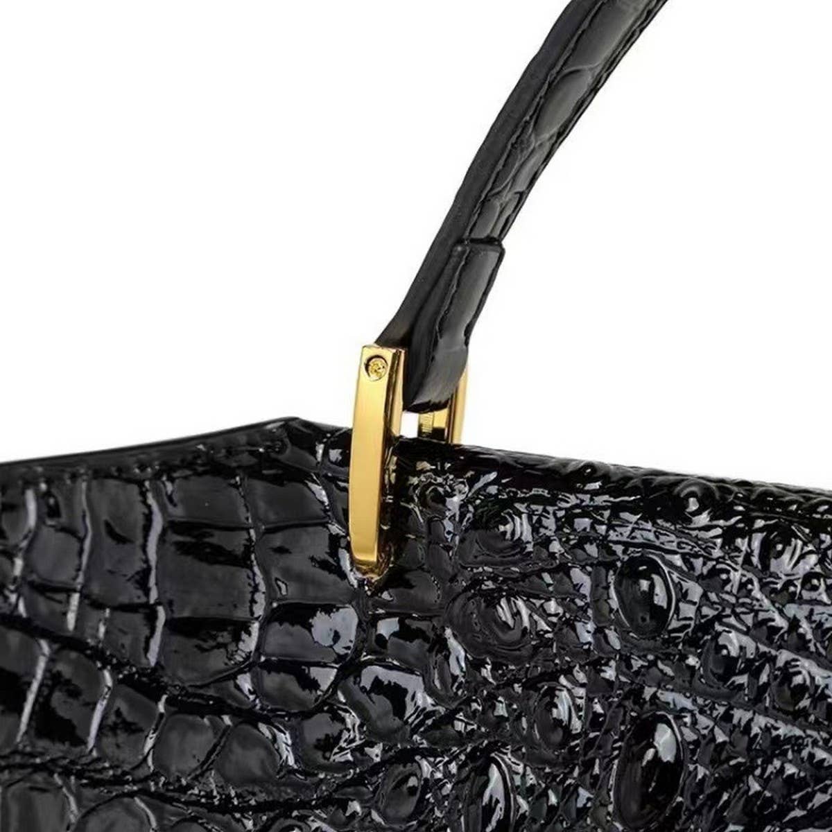 FASHION CASUAL CROCODILE BONE LADIES HANDBAG_CWAB3621