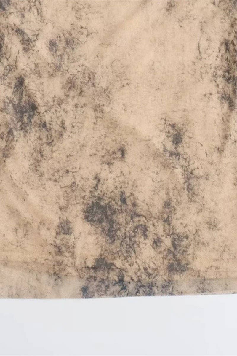 CWDMD4175_SLIM FIT TULLE PRINT SUSPENDER DRESS