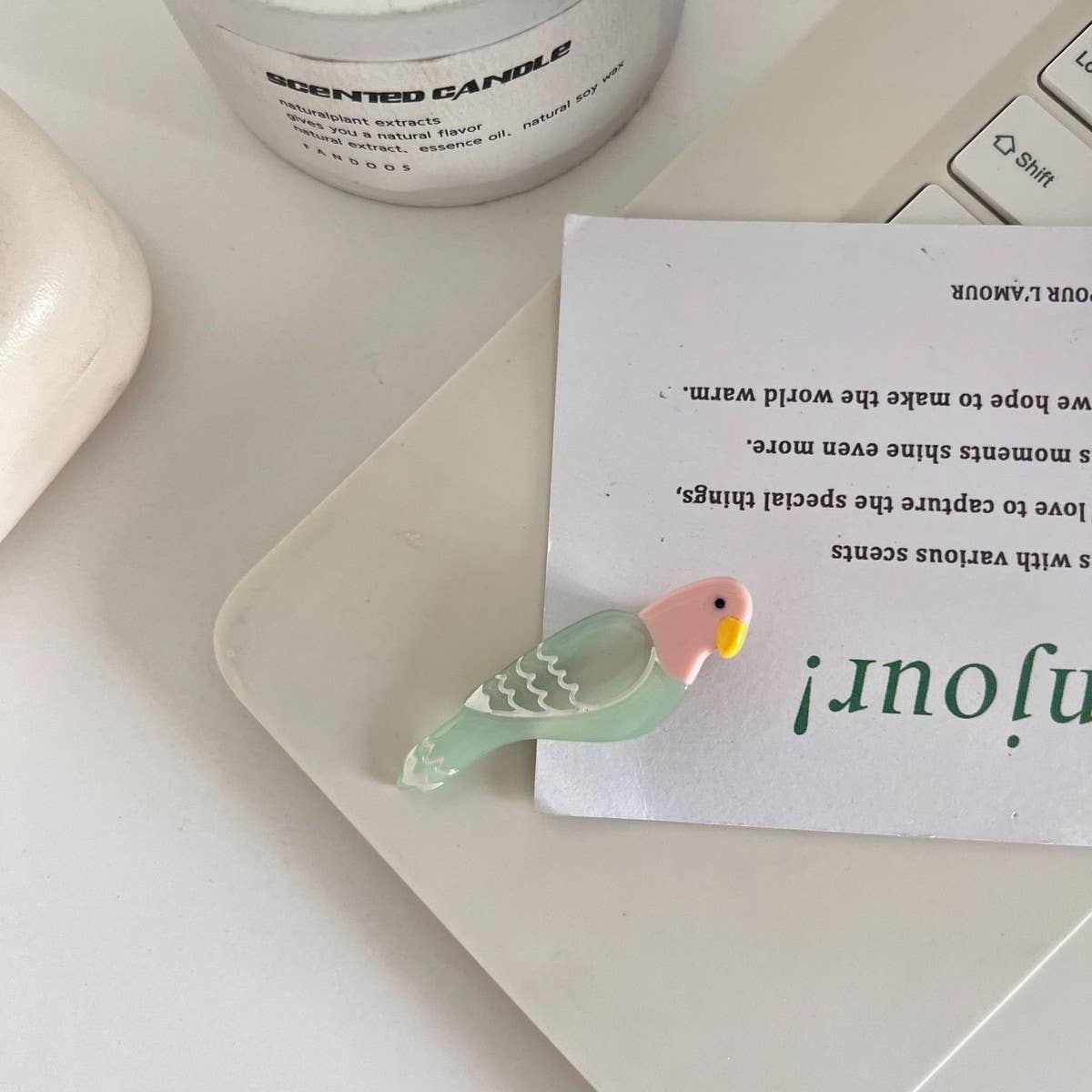 CWAHA07740_CUTE DOG ANIMAL ACETATE HAIR CLIP FOR GIRLS