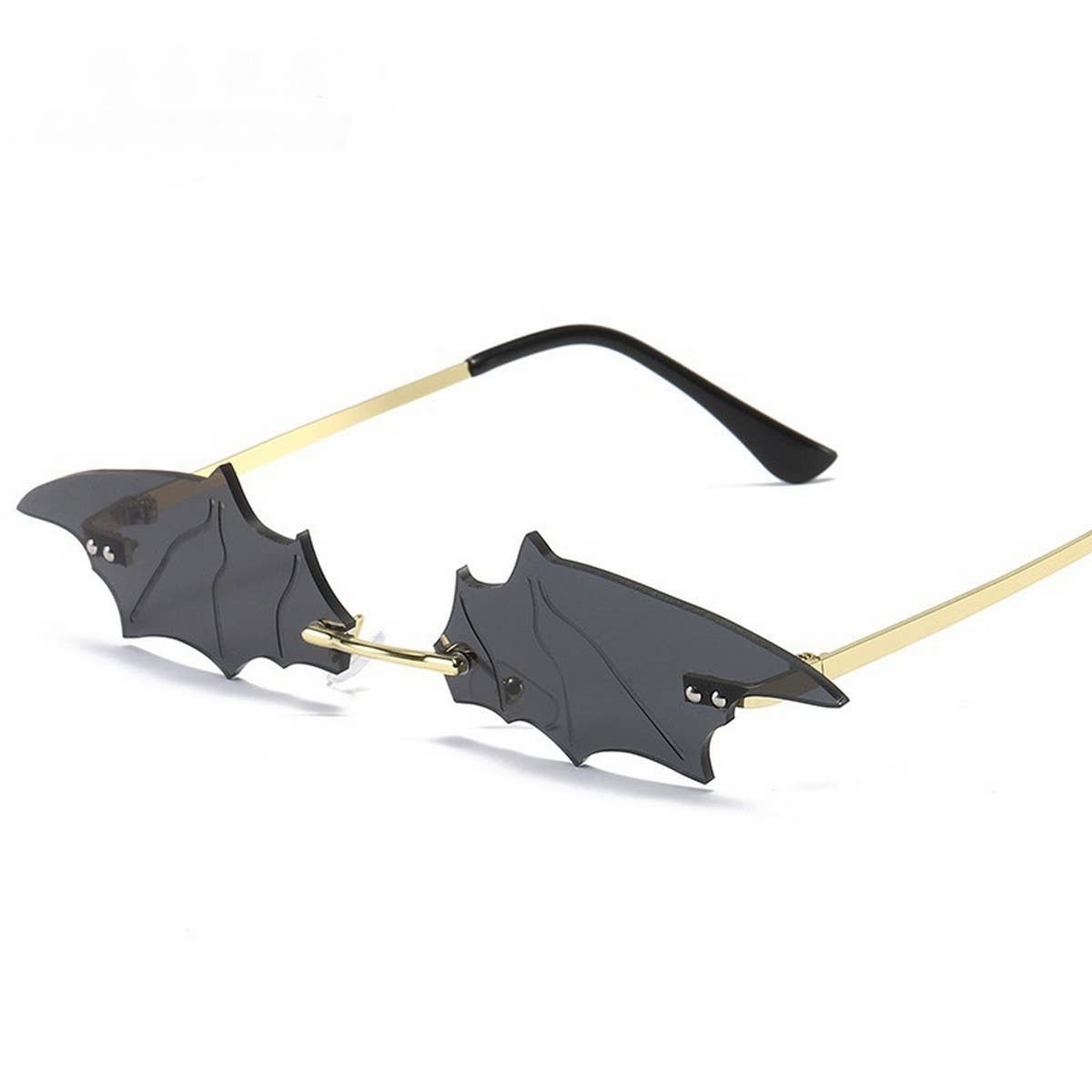 TRENDY FUNNY BAT SHAPE SUNGLASSES