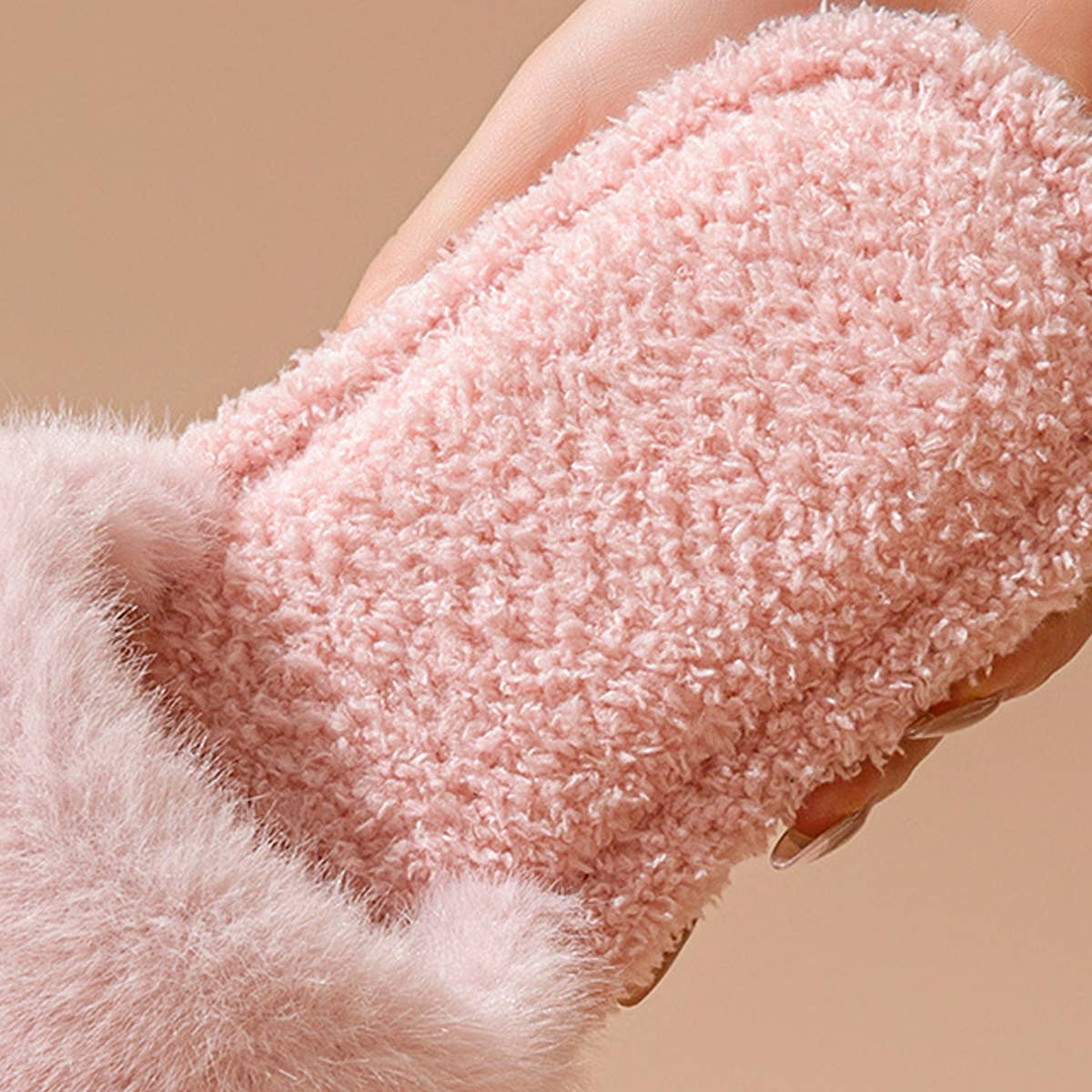 HOME AUTUMN AND WINTER OPEN COTTON SLIPPERS