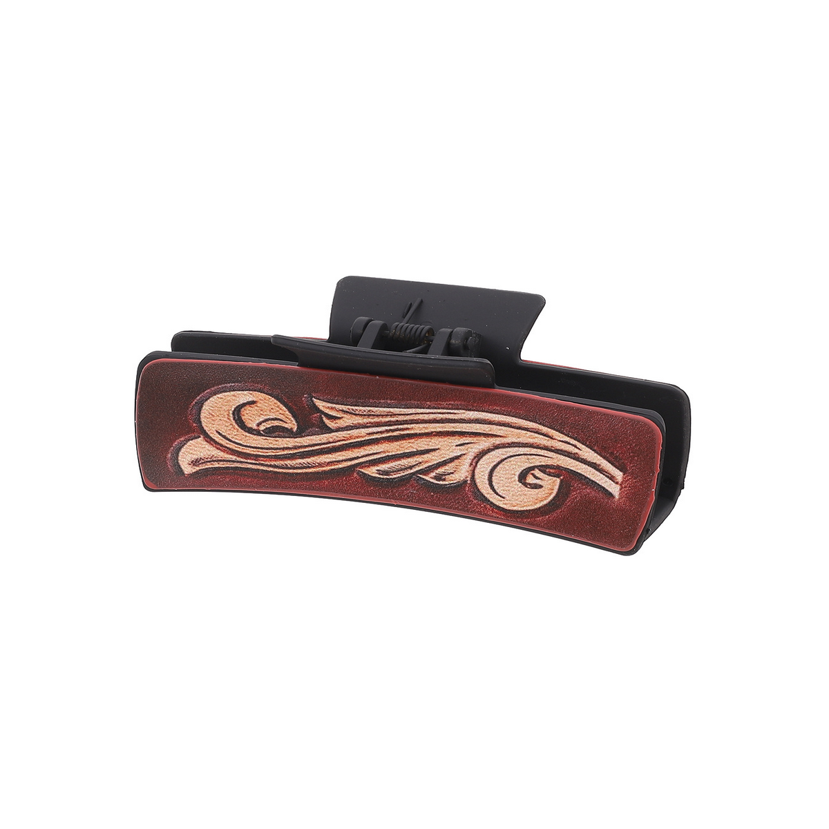 WESTERN COWBOY STYLE PU LEATHER HAIR CLIP LARGE