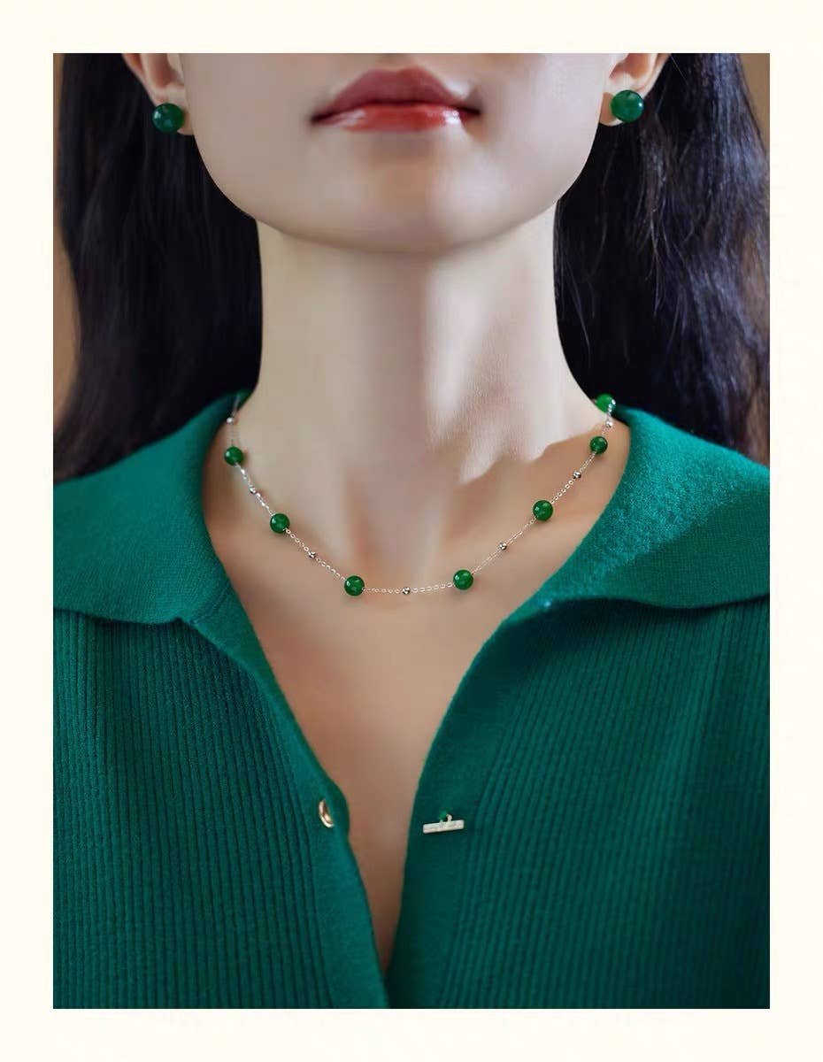 Natural freshwater pearl starry sky necklace