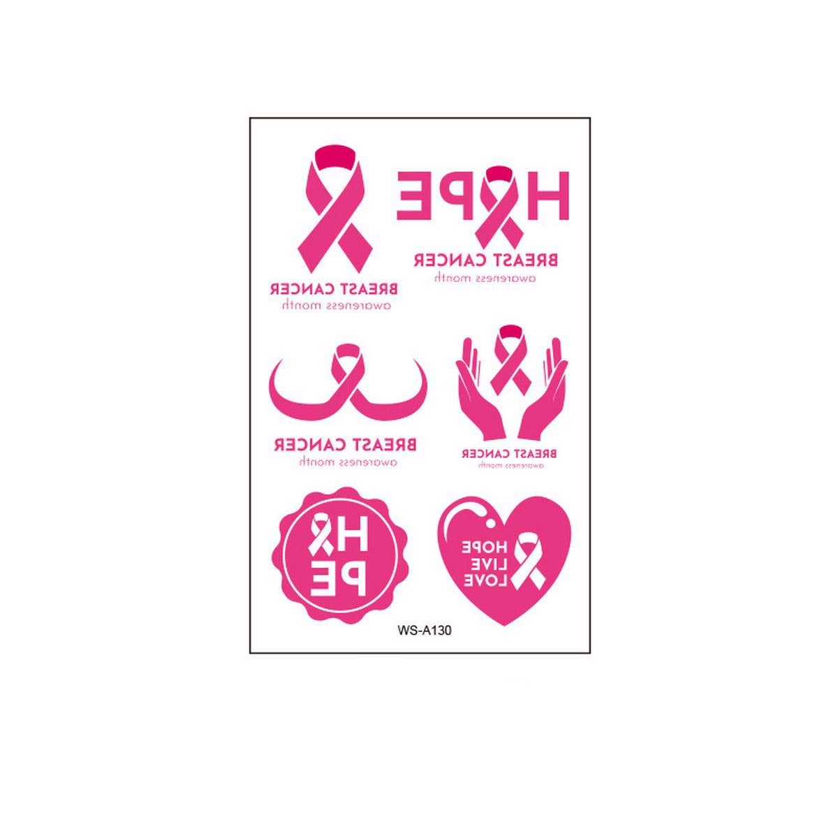 Pink Ribbon Tattoos ??Breast Cancer Awareness_CWMM8380