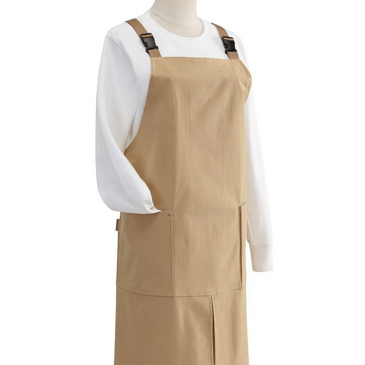 Cafe Restaurant Canvas Apron with pockets_CWMM3294