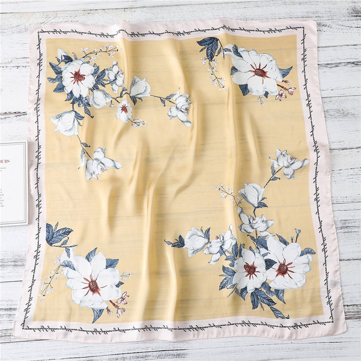 2024 NEW ELEGANT FLORAL SQUARE SCARF_CWASC1436