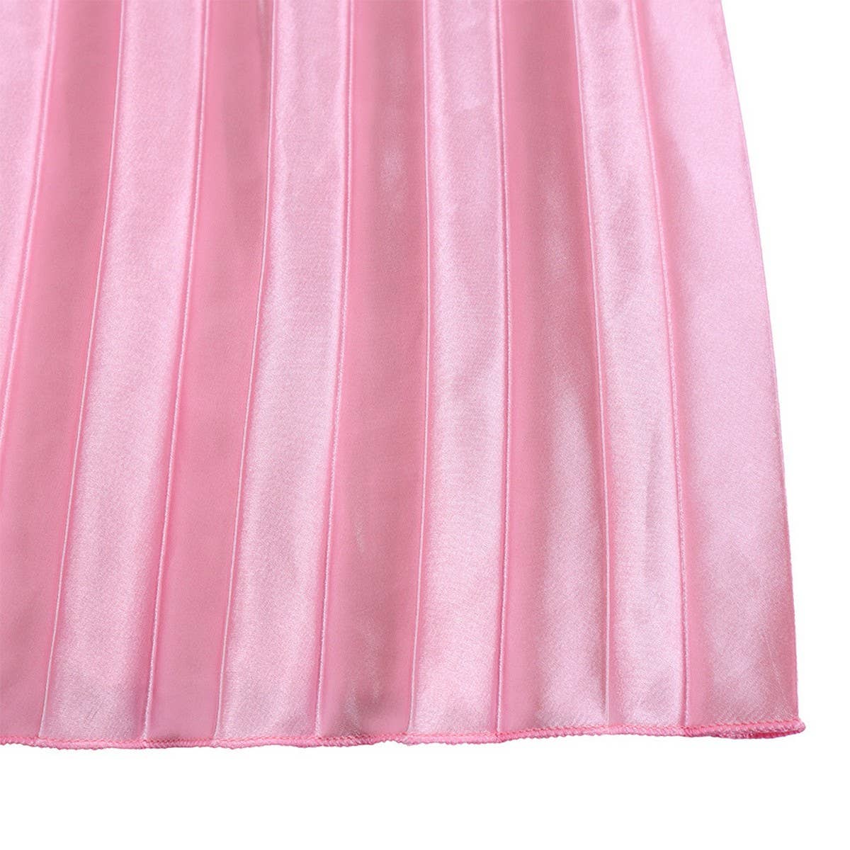 PLUS SIZE MID-HIGH WAIST PLEATED LONG SKIRT_CWDMD3676
