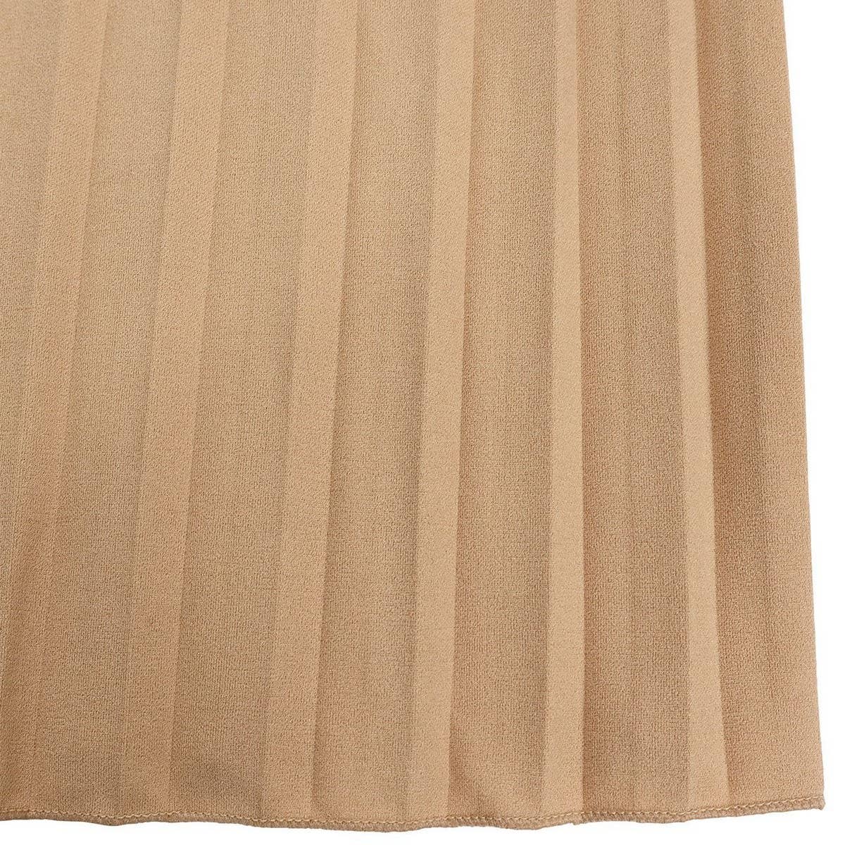 V-NECK RUFFLED HIGH WAIST SLIM COMMUTER DRESS