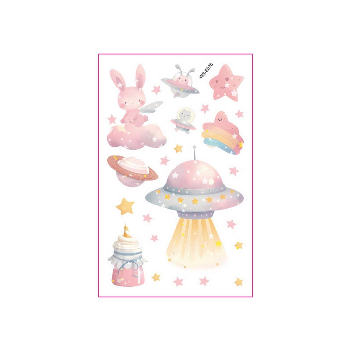 Glitter Cartoon Tattoo Stickers for Kids ?Bear Set