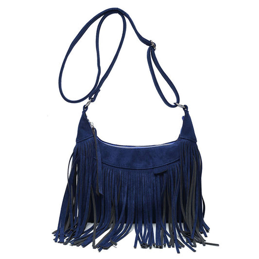 Tassel personalized large-capacity crossbody bag