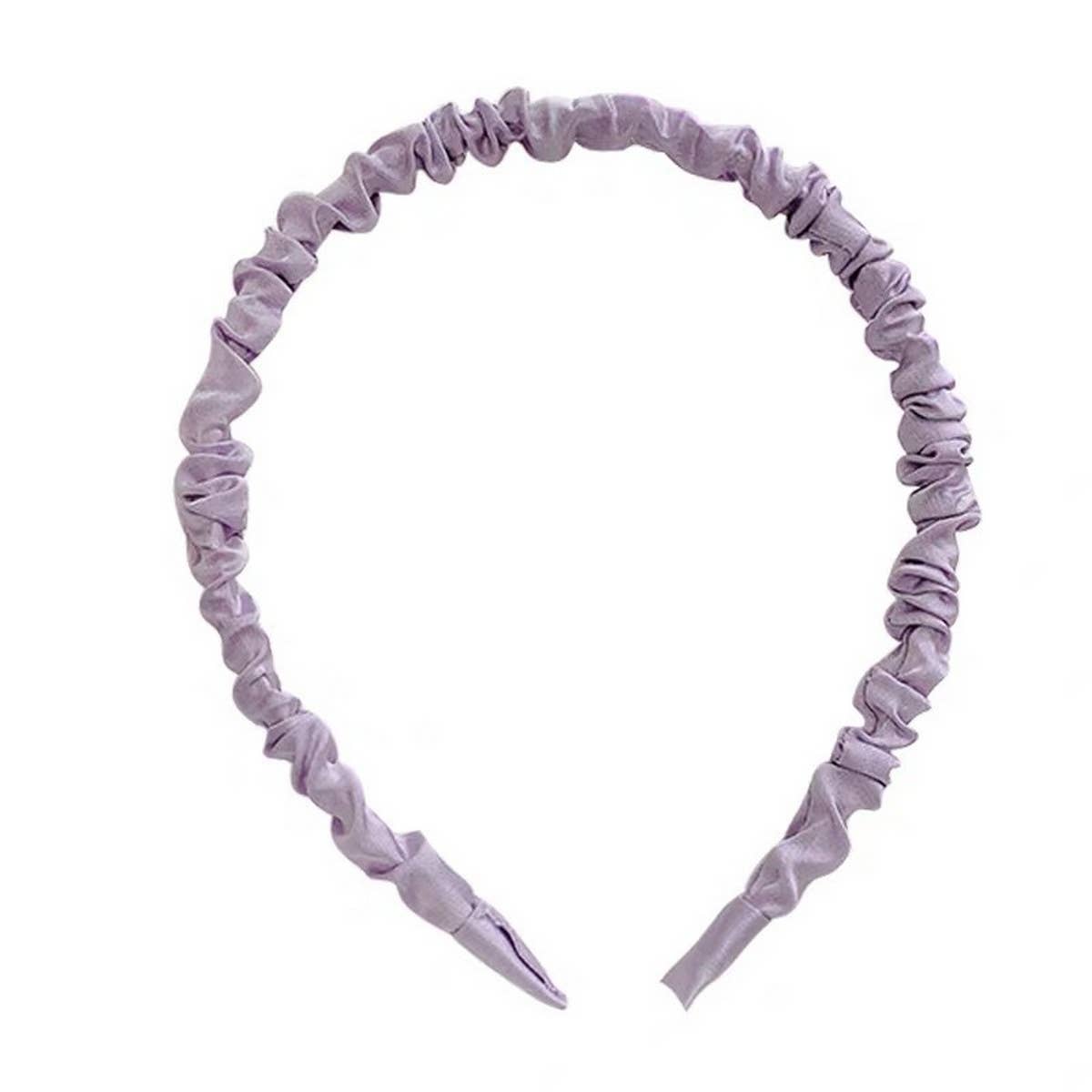 SIMPLE SOLID COLOR PLEATED HEADBAND_CWAHA1703