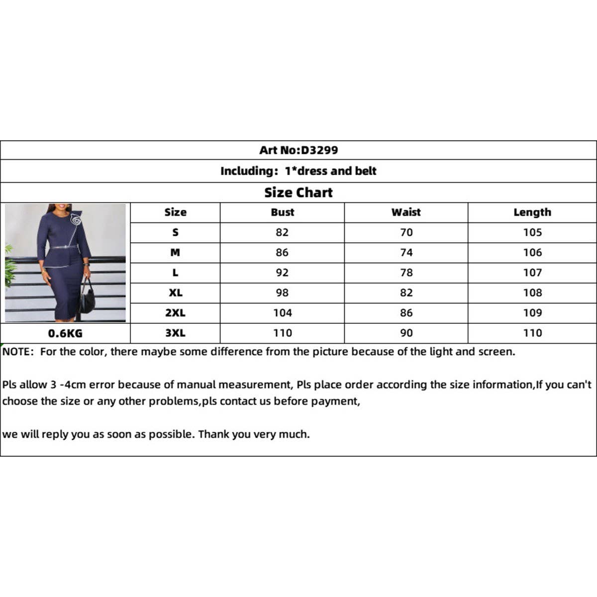 SOLID COLOR HIP-WRAPPED OL PENCIL SKIRT DRESS_CWDMD3713