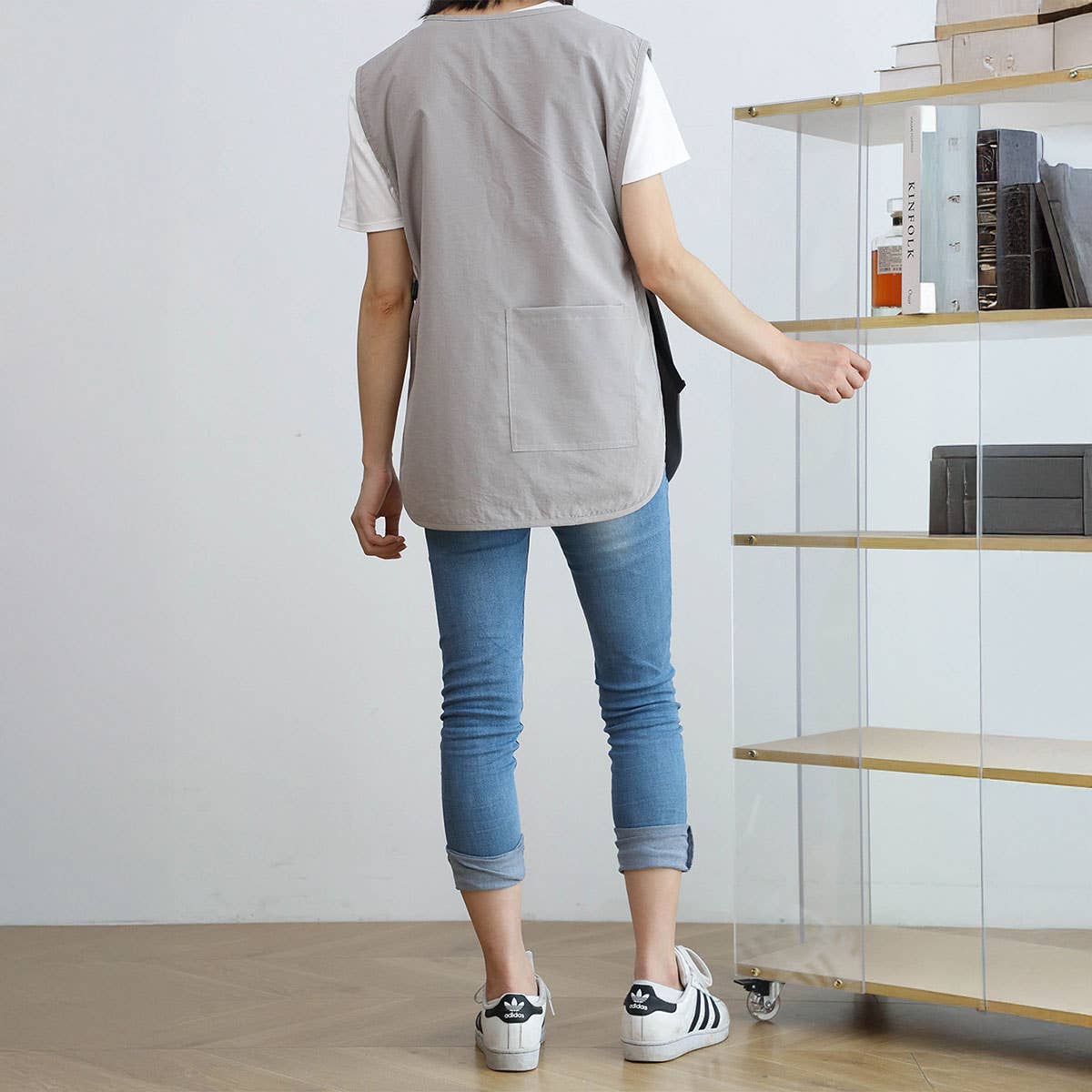 Waterproof Short Linen Aprons with pockets