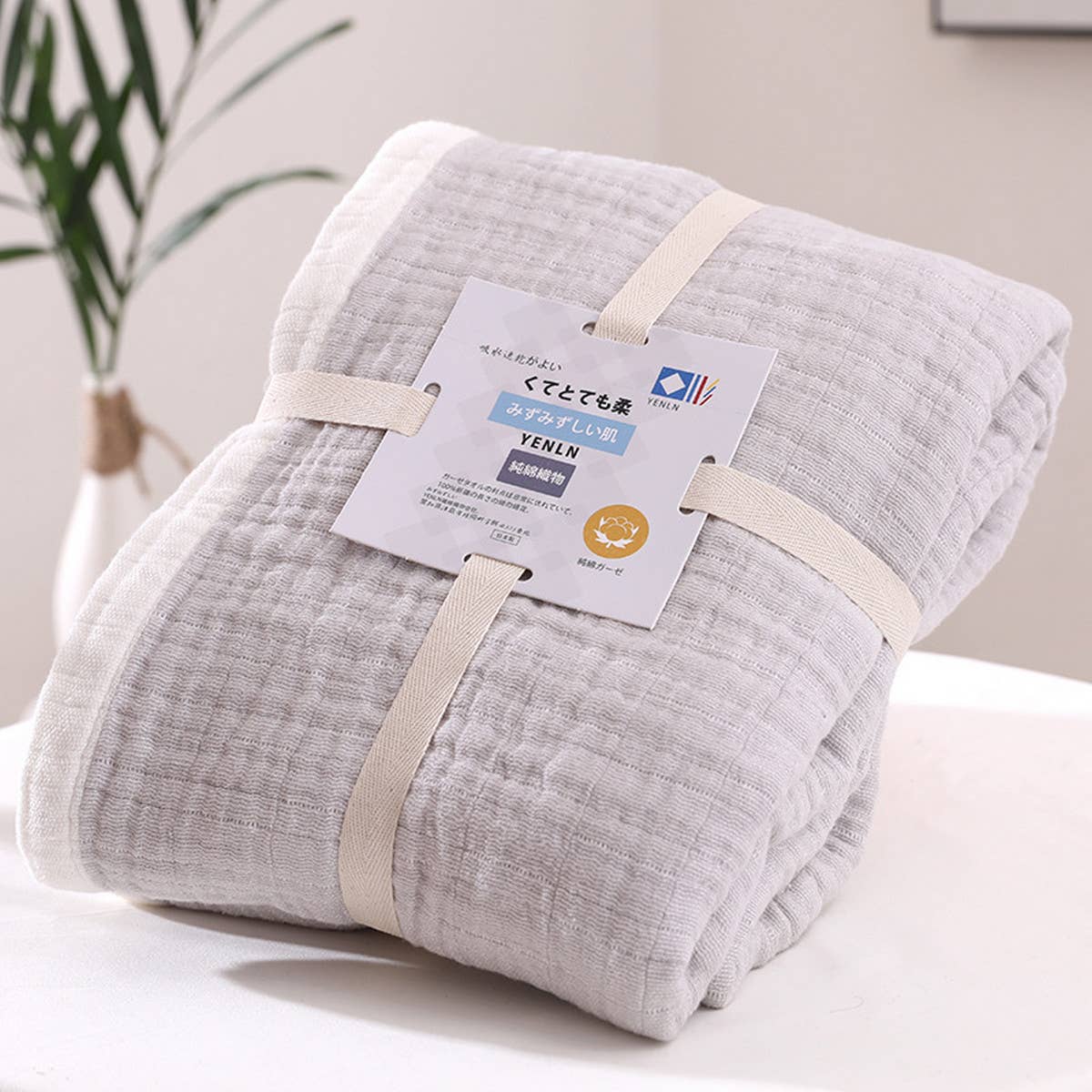 SOLID COLOR SIX-LAYER AIR-CONDITIONED NAP BLANKET_CWMM1611