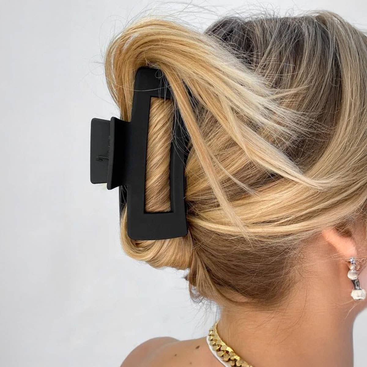 5.12" Jumbo Flat Hair Claw Clip ??Strong Hold_CWAHA1091