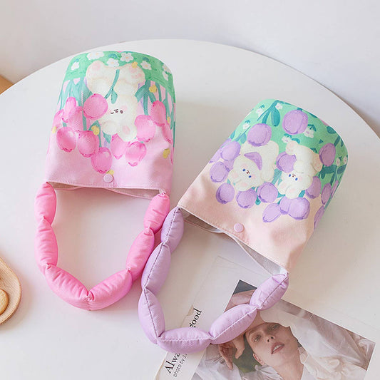 Cute Padded Bucket Bag ? Summer Student Style_CWAB5605