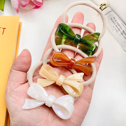 NEW THREE-DIMENSIONAL BOW HAIR TIE_CWAHA0804