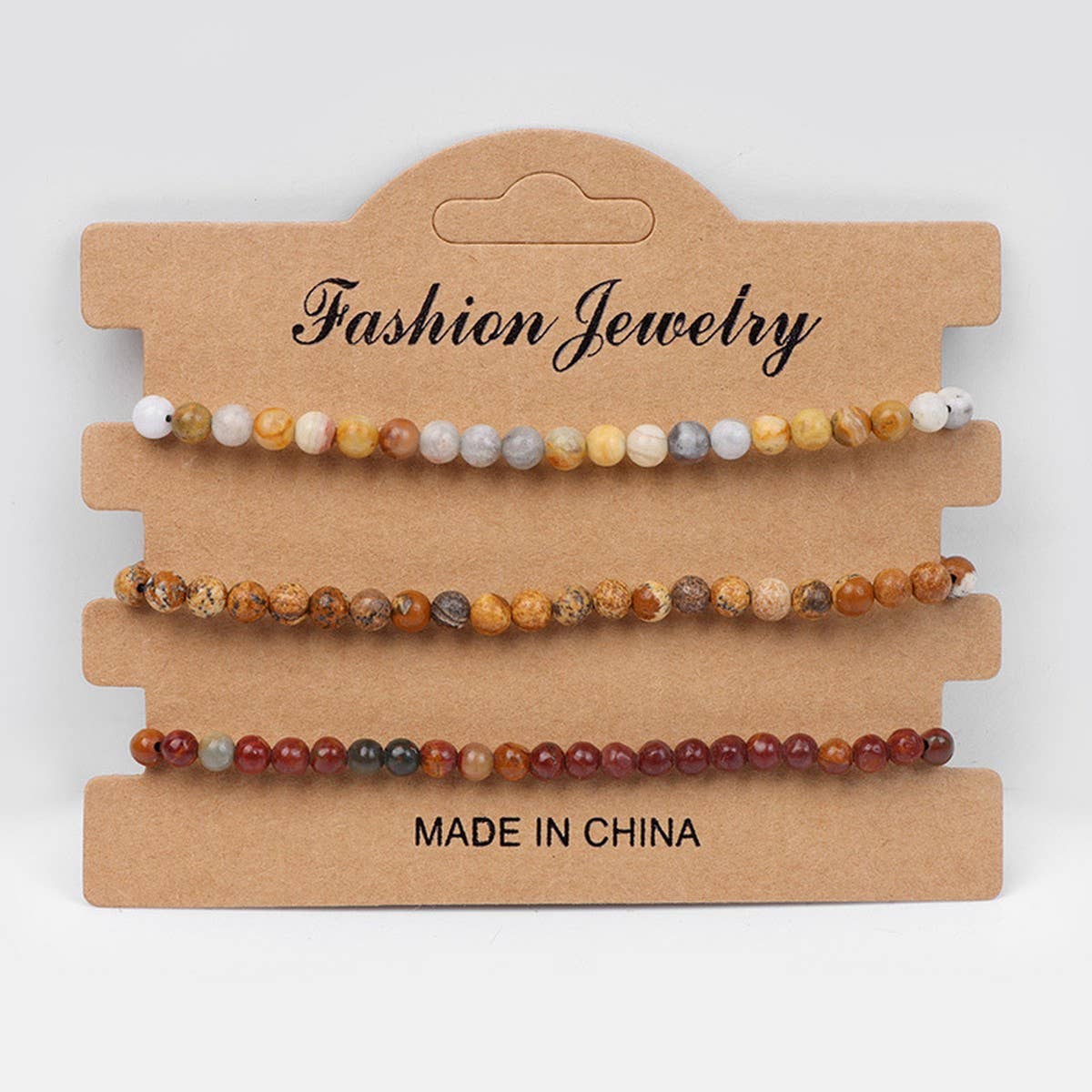 CWAJE4236_NATURAL STONE HIGH-GRADE CARDBOARD WOVEN BRACELET