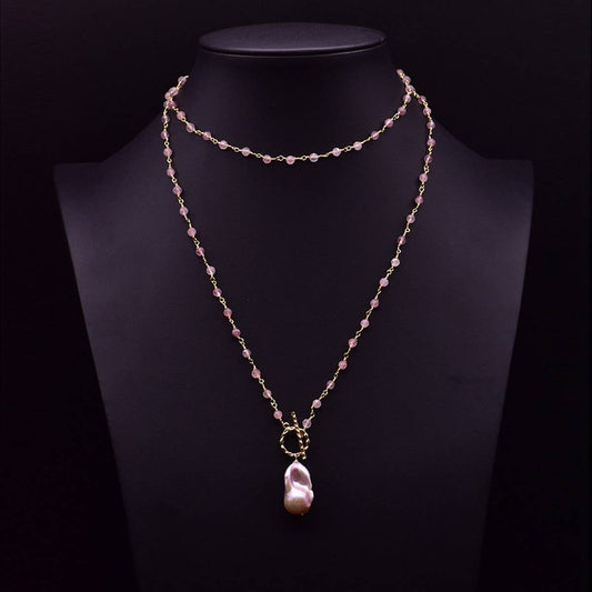 WOMEN'S FASHIONABLE PEARL PENDANT NECKLACE