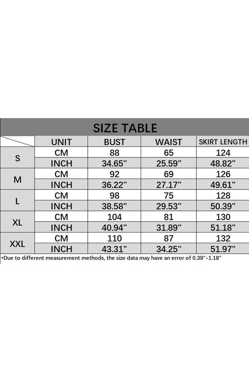 CWDMD5055_SUMMER ROMANTIC RUFFLE LONG LAYERED CAKE DRESS