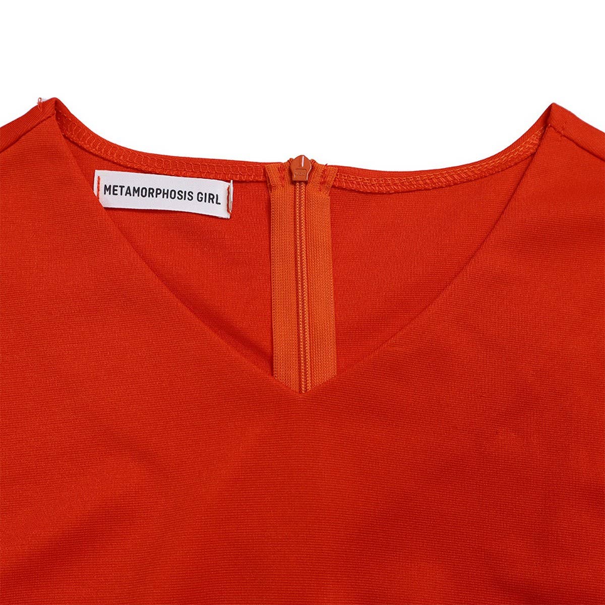 RUFFLED RETRO V-NECK HIP-HUGGING PENCIL DRESS