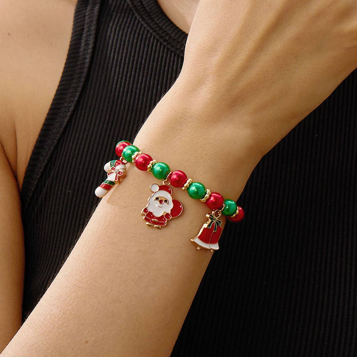 FASHION OIL DROP CHRISTMAS ADJUSTABLE BRACELET_CWAJE2402